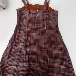 American Eagle Outfitters Plaid Dress with Adjustable Straps